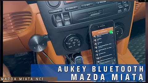 another boring afternoon - Mazda MX5 - Aukey Bluetooth Installation
