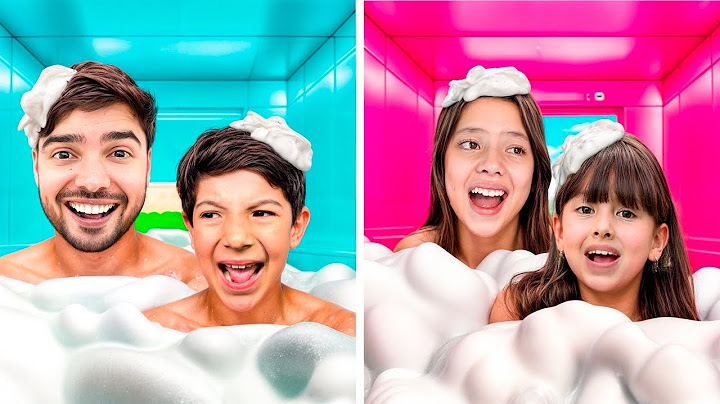 ESCAPANDO DE 100 CAPAS DE ESPUMA CON LOS NIÑOS !!