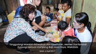 [NEWS] MENTERI SUSI KEMBALI KUNJUNGI NELAYAN KAMPUNG BAJO DESA MOLA RAYA, WAKATOBI