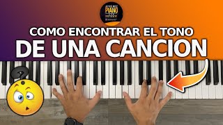 COMO ENCONTRAR EL TONO DE UNA CANCION EN EL PIANO