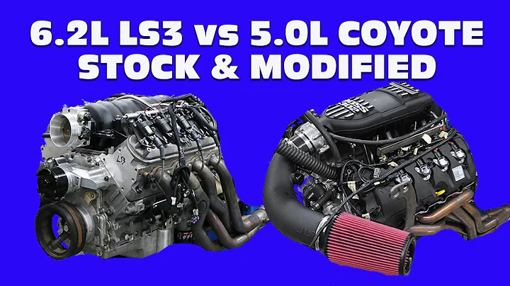 5.0L COYOTE VS 6.2L LS3, CAMARO VS MUSTANG, WHICH MAKES MORE HP STOCK AND MODIFIED? CRATE VS CRATE