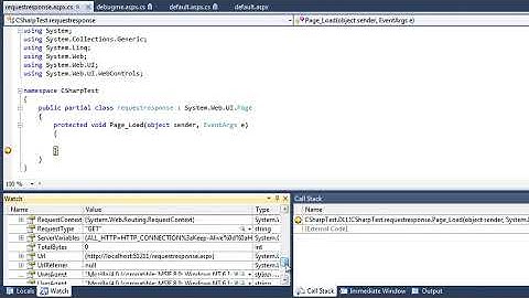 ASP.NET 4.0 Essential Skills Lesson 3-7: Understand Request and Response