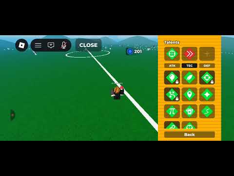 Roblox touchline build talents