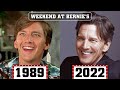 WEEKEND AT BERNIE'S (1989) Cast Members Then And Now