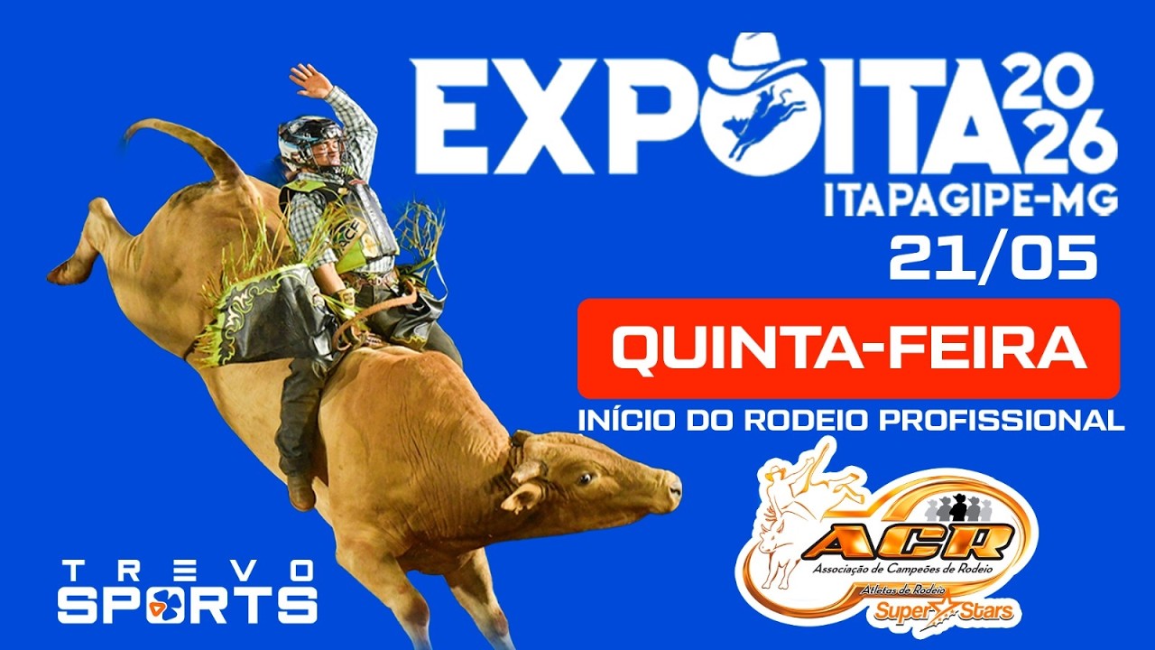 Acr Rodeio Expoita 2026 (Itapagipe-MG) - 1º dia do rodeio profissional (etapa ACR ...