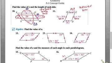 geometry 5-1 concept guide: parallelograms