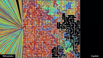 Solving a maze with rounded corners using laser beams