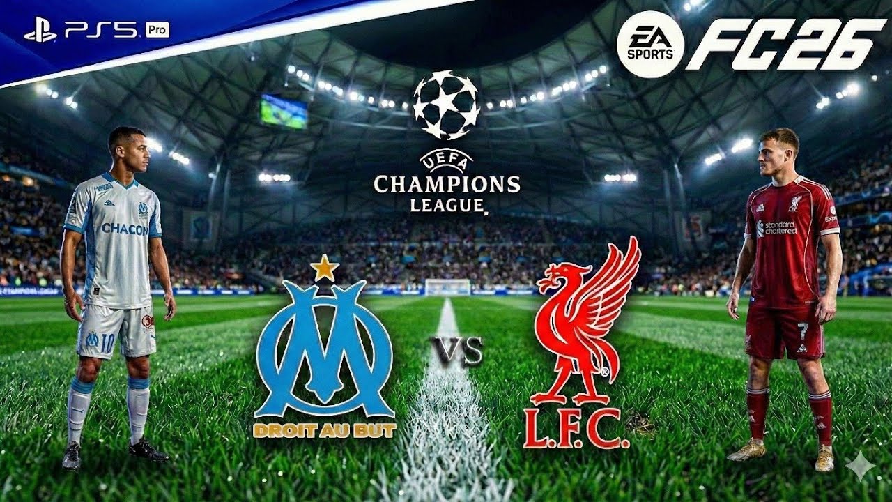 FC 26 - Marseille vs. Liverpool - UEFA Champions League 25/26 Full Match | PS5™ Pro [4K60]