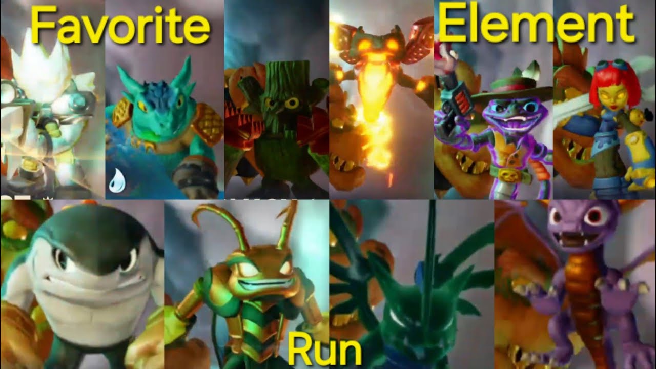 Skylanders Superchargers favorite element arena run YouTube