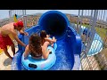 Black hole waterslide at oasis aquapark cesme turkey trkiye