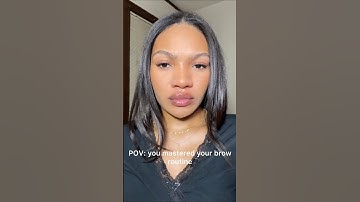 the perfect brow routine does exist 😍 #eyebrows #routine #tutorial #makeup #shorts #browroutine