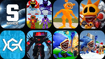 Nextbots In Playground Mod New Update 6.8.1 Muscle Sprunki,Sandbox In Space,Muscle In Garry
