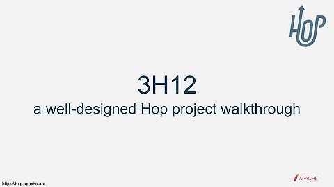 3H12 - a well-designed Hop project walkthrough