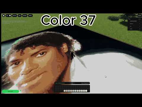 Working on painting the Thriller album | Roblox Paint an Album