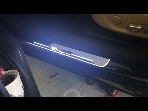 Easy Install: Audi Moving LED Door Panel Sill Lights on B8.5 A4 (A3 8V, Q5, A6, Q7 &Other makes too) Easy Install: Audi Moving LED Door Panel Sill Lights on B8.5 A4 (A3 8V, Q5, A6, Q7 &Other makes too)