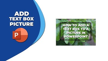 How to add a text box to a picture in PowerPoint