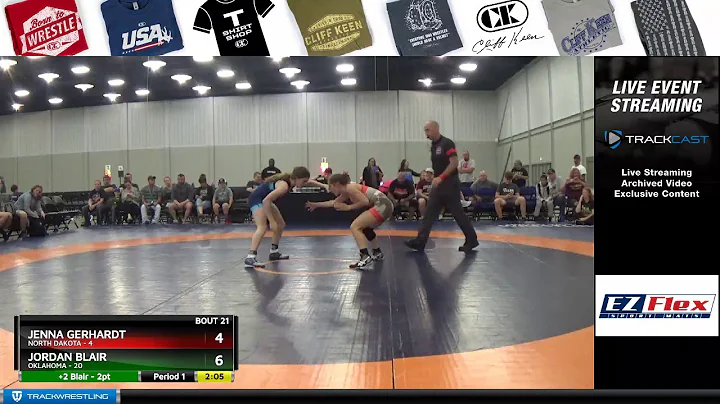 Mat 9 100 Jenna Gerhardt North Dakota Vs Jordan Bl...