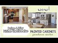 CUTE KITCHEN TRANSFORMATION │PAINTED CABINETS │BEFORE AND AFTER │WHITE KITCHEN