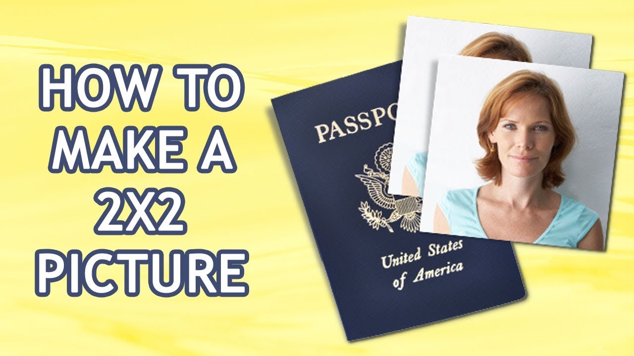 How To Make A 2x2 Picture Perfect ID Photos At Home YouTube