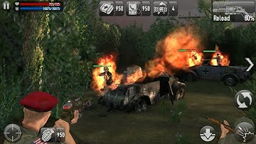 Frontline Commando: D-Day Gameplay | Map : - Juno | Mission : - 25 ( Juno : Day-3 2045Z )