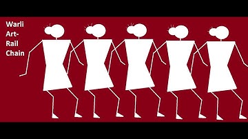 Warli Art -5 Chain || MS PAINT || LEARN WITH FUN