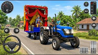 Indian Tractor Trolley Driving Simulator 3D | Temple Trolley & Village Driving | Android Gameplay screenshot 1