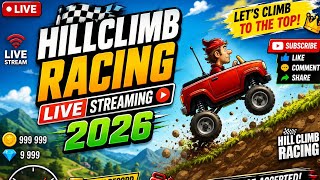 Title🔥 HILL CLIMB RACING LIVE STREAMING 2026 🚗🏁 | NEW RECORD CHALLENGE! 🔥 screenshot 5