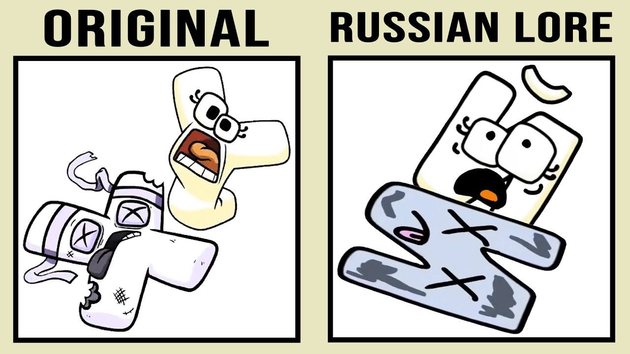 Original Alphabet Lore VS Russian Alphabet Lore in 2023