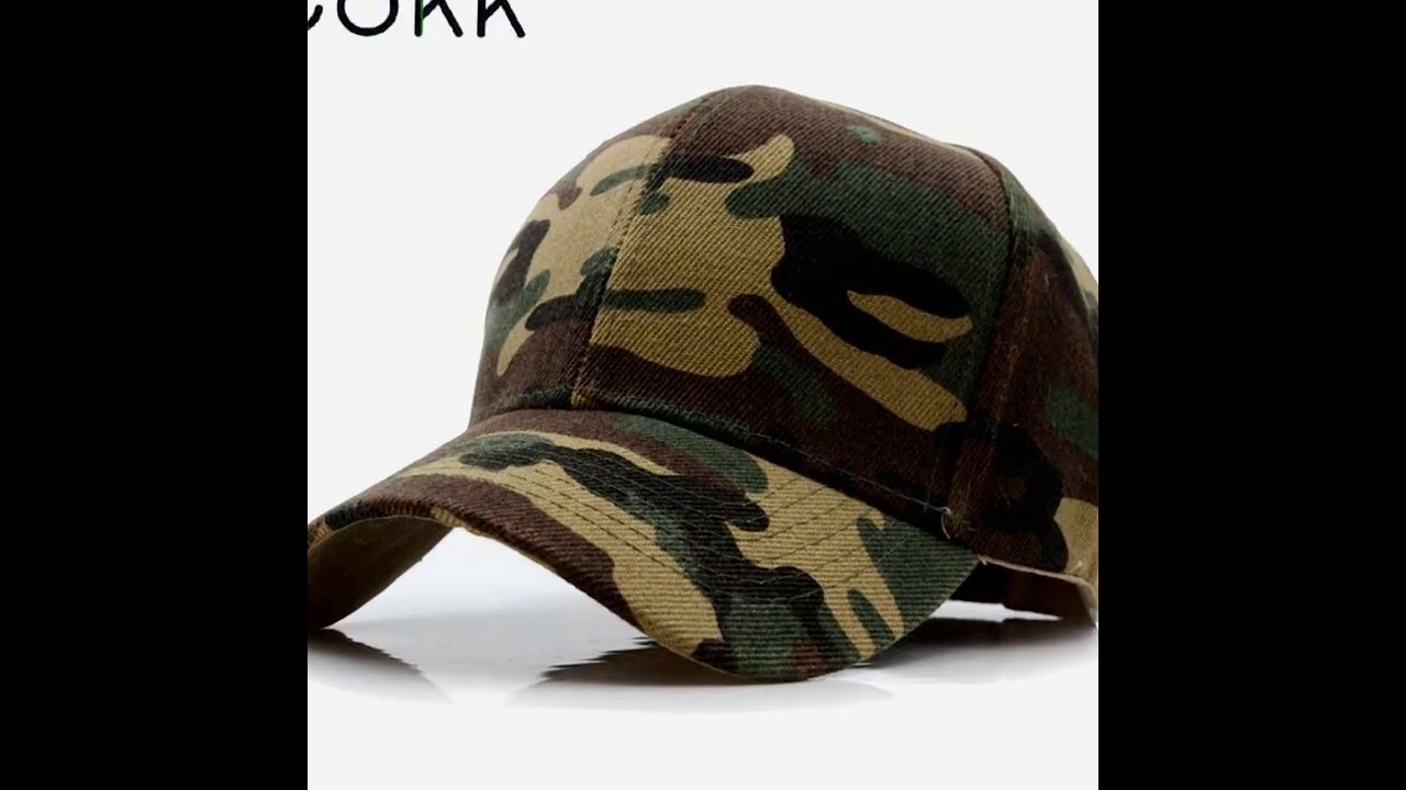 Camouflage SnapBack Mens Hat