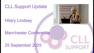 CLL Support Update with Hilary Lindsay