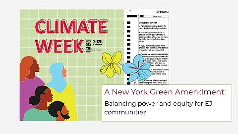 A New York Green Amendment: Balancing power and equity for EJ communities