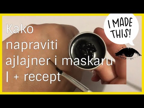 Video: Kako Napraviti DIY Maskaru