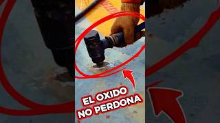 ¿Por qué el óxido SIEMPRE regresa en los barcos? #shorts