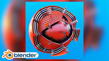 Blender - Abstract Geometric Design (Blender 2.8)