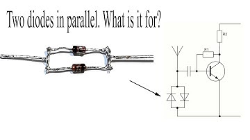 Why are diodes connected in anti parallel?