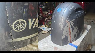Boat cowling complete repair part 1 - fiberglass work
