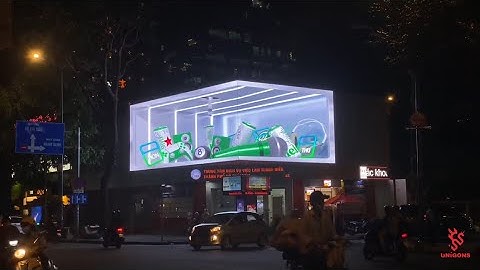 [UNIGONS] 3D ANAMORPHIC LED DISPLAY (Heineken Silver OOH Content) #3D #LEDDisplay #contentcreator
