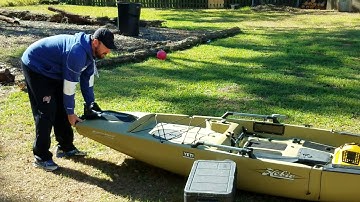 Hobie scupper cart install