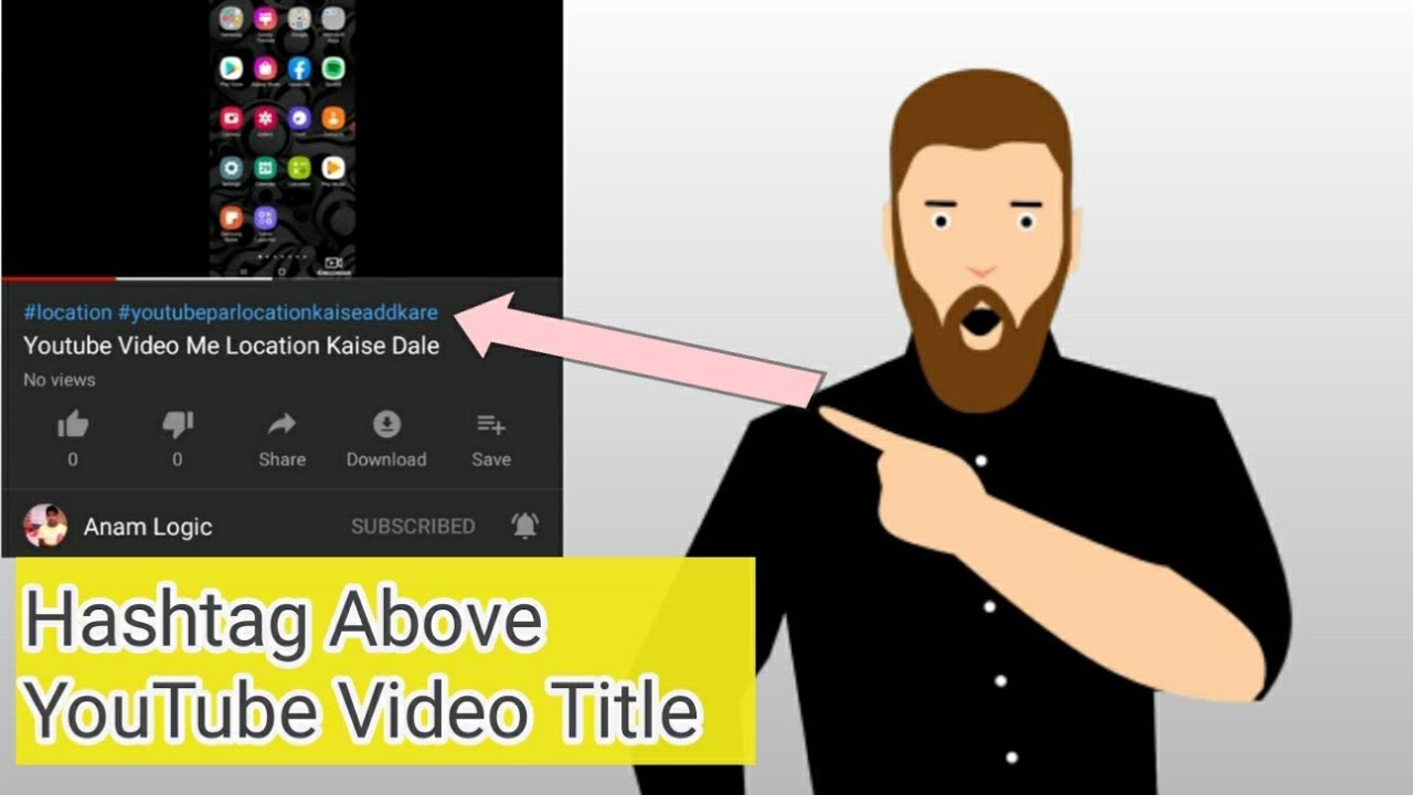How To Add Hashtag In Youtube Video Title 2020 | Hashtag Above Youtube ...
