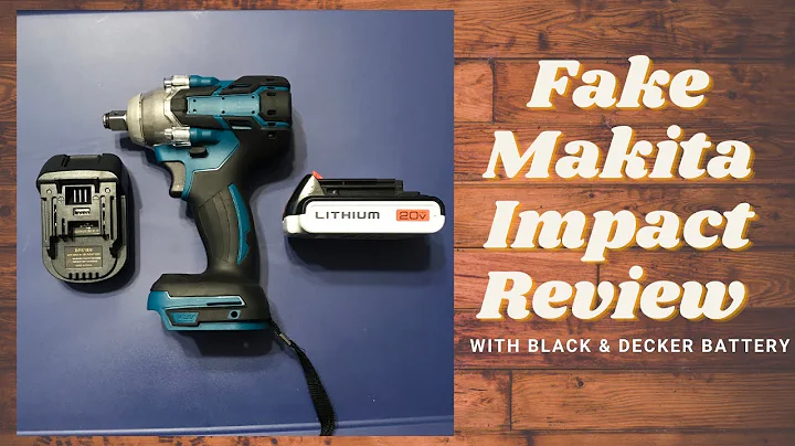 Fake Makita Impact with 20v Black & Decker battery Review!