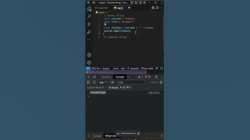 🔥 Template Strings Simplified in JavaScript! #JavaScript #coding #shorts