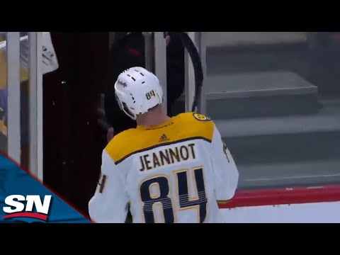 Tanner Jeannot, Liam O'Brien Ejected During Lengthy Discussion Following Lawson Crouse Goal