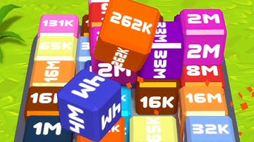Merge Cube 2048 3D - ASMR Gameplay (Cubes Math, Level Up NumberBlocks Jelly Balls) Inka Kubes 52