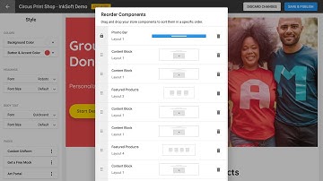 New Reordering Components Feature for InkSoft Online Stores