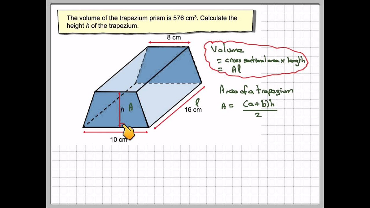 Volume Of A Trapezoidal Prism