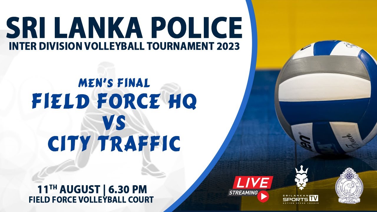 🔴 Live Sri Lanka Police Inter-Division Volleyball Tournament 2023 Mens Final