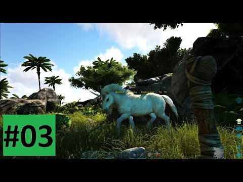 Белый Единорог! Нападение кита. Приручаю Стегозавра - ARK Survival Evolved (2018) #03 Белый Единорог! Нападение кита. Приручаю Стегозавра - ARK Survival Evolved (2018) #03