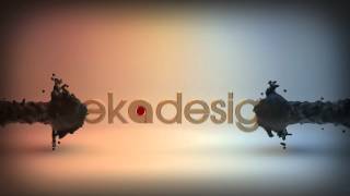 Test fluid logo pekadesign