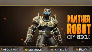 Super Hero Panther Robot City Rescue Missions screenshot 5