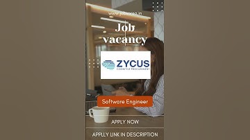 Zycus Hiring - Software Engineer  | Fresher